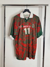VINTAGE 1997 ABA Sport Mexico Soccer THIRD Jersey Green Red National Team Rare