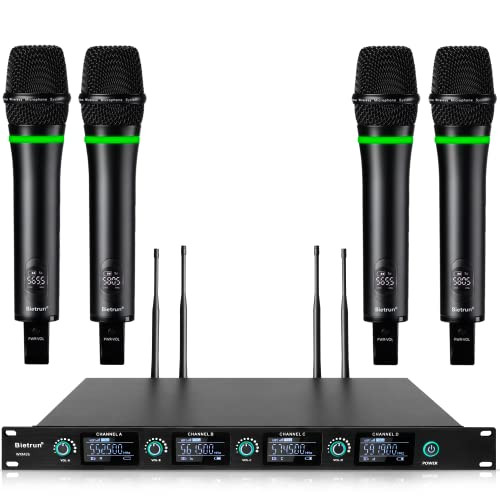 ammoon AM-4D UHF ワイヤレス マイク システム マイク4本 Yahoo!オークション - 【動作品 】 ammoon AM-4D