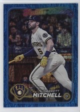 2024 Topps Series 2 Future Stars Blue Foil 258/999 Garrett Mitchell #447 1g4j