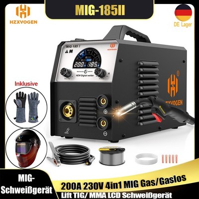 4 EN 1 200A MIG MAG Schweißinverter SYN Schweißgerät WIG ARC Inverter IGBT 230V