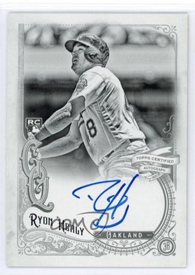 2017 Topps Gypsy Queen Black & White 35/99 Ryon Healy #GQA-RH Rookie Auto RC 0m0