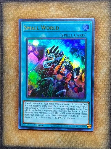 Yugioh Small World RA01-EN067 Ultra Rare 1st Ed NM