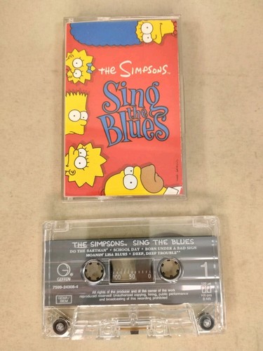 The Simpsons - Sing The Blues - Rare 1990 Cassette Tape 7599243084