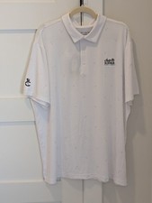 Under Armour Playoff Polo Scatter Print White Golf Shirt Men's XL NWT