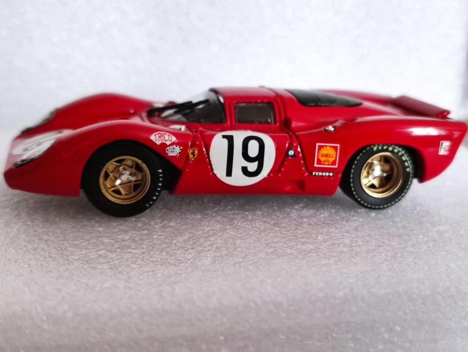FERRARI 312 P sport coupè Le Mans 1969  #19 BEST MODEL 1/43 - Immagine 2 di 4