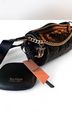 Juicy Couture Puff Roll Bag Crossbody Including Detachable Pouch Blk