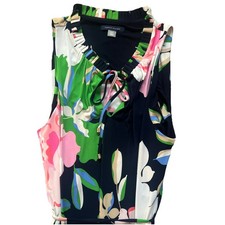 Tommy Hilfiger Women's Floral Print Sleeveless Dress, Long, Size 8
