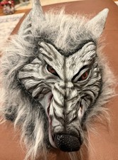 Spirit Halloween Grey Wolf Mask