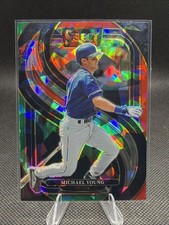 2025 Panini Select - Premier Level Michael Young #136 Red /Green Ice Prizm