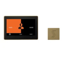 ThermaSol ThermaTouch Steam/Shower/Kit- 10" Control Panel and Square Steam Head 