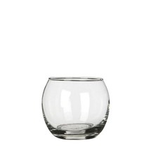 Windlicht Glas klar Kugel H7cm Ø8cm Ballglas Kugelglas Teelichtglas Minivase