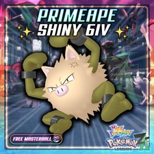 6IV Shiny Primeape Legends ZA MEGA DIMENSION DLC (Pokemon Legends Z-A)