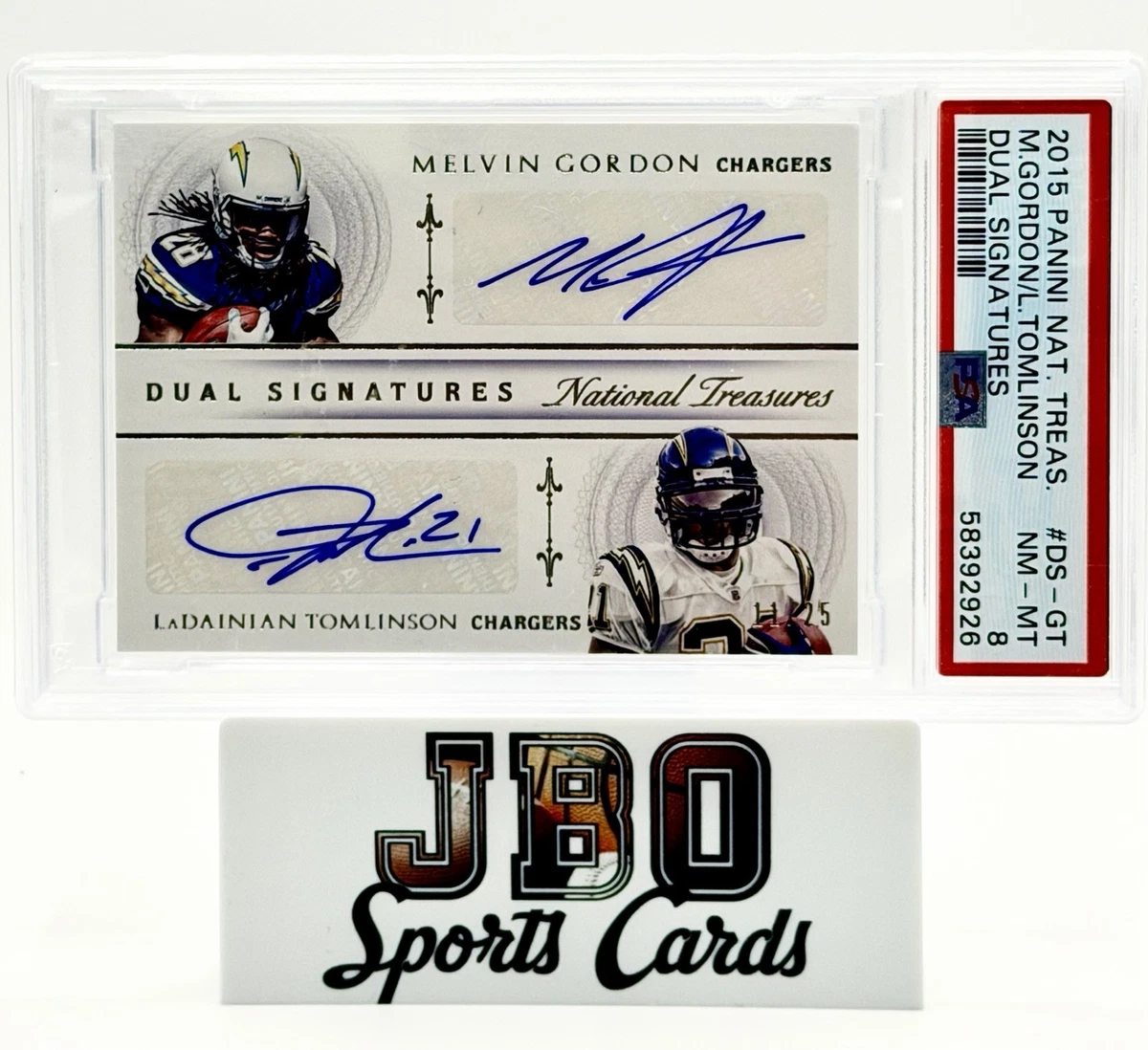 LaDainian Tomlinson Football Autographed Sports Trading Cards for