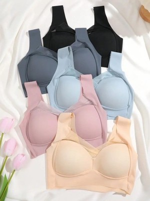 Wireless Push Up Bra Seamless Deep Cup Comfortable Soft Support Bra