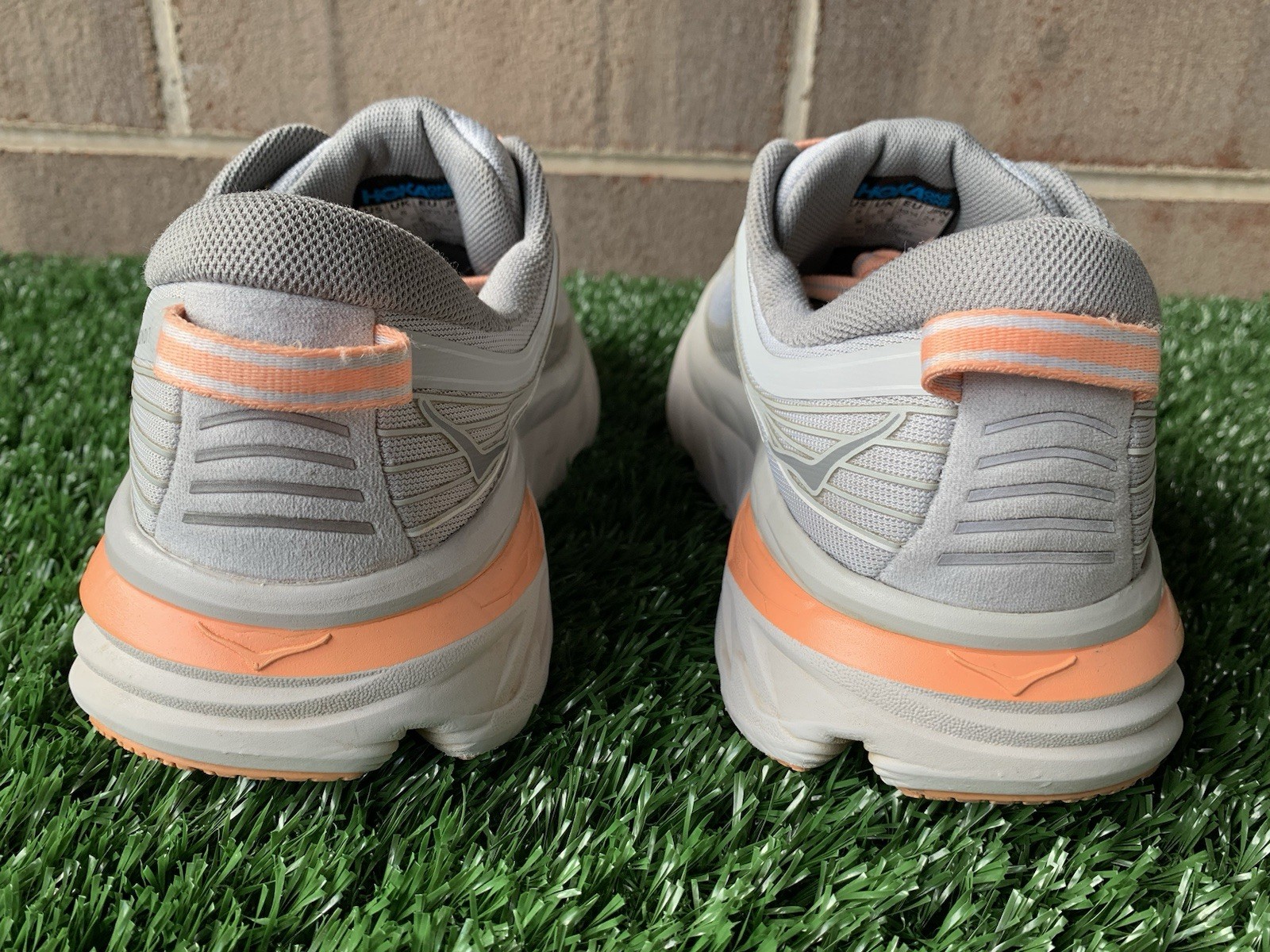 Size 7.5 - Hoka One One Bondi 7 Harbor Mist Women’s Running Shoes Sneakers Gray thumbnail 8