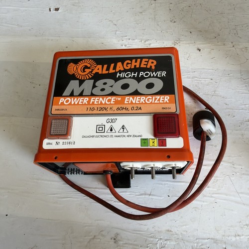 Gallagher  M800 Electric Fence Energizer Old Style Orange