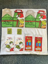  2 The Grinch Meal Box McDonald  s Happy Meal 2025 Complete Sets Mystery Socks