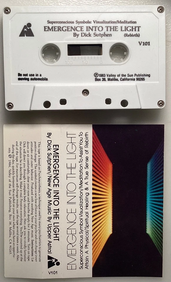 Dick Sutphen / Upper Astral - Emergence Into The Light (Cassette, 1984) New Age - Image 3 of 4