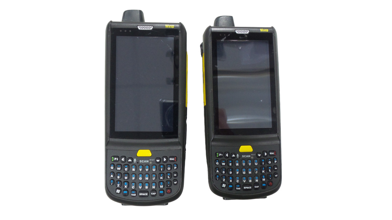 Lot of 2 Wasp HC1 9261QMDG Mobile Computer Barcode Scanner 