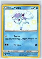 Alolan Vulpix SV8/SV94 Shiny Rare Hidden Fates Shiny Vault Pokemon Holo NM on eBay