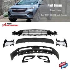 For Buick Encore 2017 18-2022 New Front Bumper Complete With Grills Set Plastic