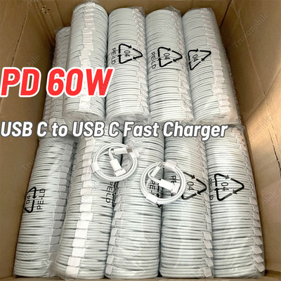 60W USB-C to USB-C Fast Charger Cable Type C Cord For iPhone 15 16 Android Lot