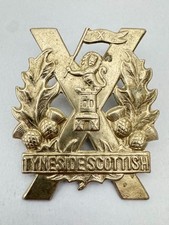 WW1 British Army Tyneside Scottish Glengarry Cap Badge