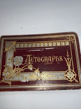 1881 82 83 Autograph Book. 5x7.5. With Approx...