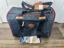 NWT Pet Travel Carrier Sherpa Cat Dog Zipper Close Plane Bag Airline Approved