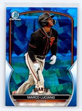 2023 Bowman Chrome Sapphire Edition #BCP-176 Marco Luciano Giants