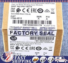 New Factory Sealed AB 1794-IE12 SER A Flex 12 Point Analog Input Module 1794IE12