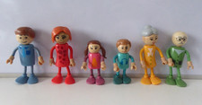 Playtive Junior Dolls House Bendable Wooden Face Posable Family Set of 6 Figures