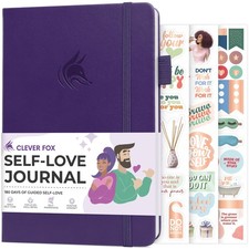 Clever Fox Self-Love Journal - Daily Guided Self-Care, Reflection Gratitude Lo