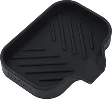 Silicone Bathroom Soap Dishes with Drain Spout-Bathroom and Kitchen Sink Organiz