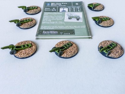 1x M8 75mm1.75Pack Howitzer 28/60 North Africa Axis & Allies Miniatures