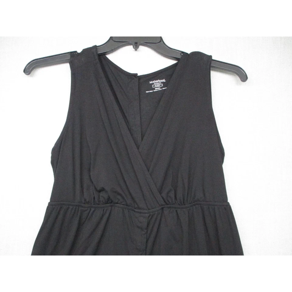 Motherhood Black Comfortable Modern Maternity  Sleeveless Dress Women Size S - Image 3 of 4