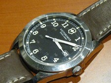 Victorinox Men Swiss Army Infantry Sapphire 39mm Date Watch 241563 Pre Owned