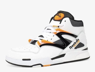 Reebok Pump Omni Zone II White Black Orange Size 12