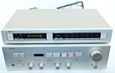 Denon PMA-750 & TU-750S Precision Audio Component Units Bundle