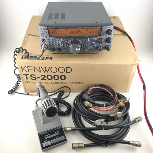 Kenwood TS-2000 HF/VHF/UHF All Mode Multi Bander Ham Radio + MC-60 Microphone