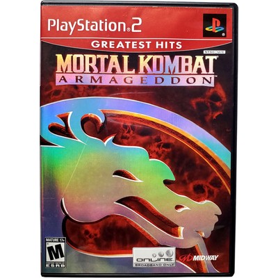 Mortal Kombat Armageddon Greatest Hits - Sony Playstation 2 PS2 Pristine