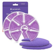 Lansinoh Hot Cold Breast Therapy Packs with Covers 2 Pack NEW 2 PACKS 2 BAGS