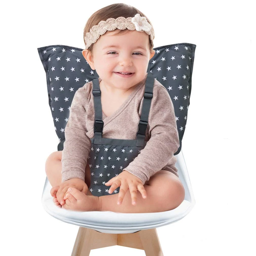 Portable Baby High Chair Safety Seat Harness for , Baby Travel Essential Easy...