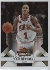 2009-10 Panini Threads Century Proof Gold /99 Derrick Rose #44 0c3