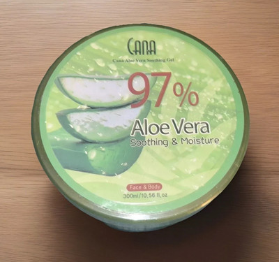 CANA 97% Aloe Vera Soothing & Moisture Gel-10.56 Oz-New/KBeauty