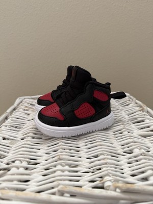 Air Jordan Access TD Bred Toddler Shoes Black Red Sneakers AV7944-006 Size 2C