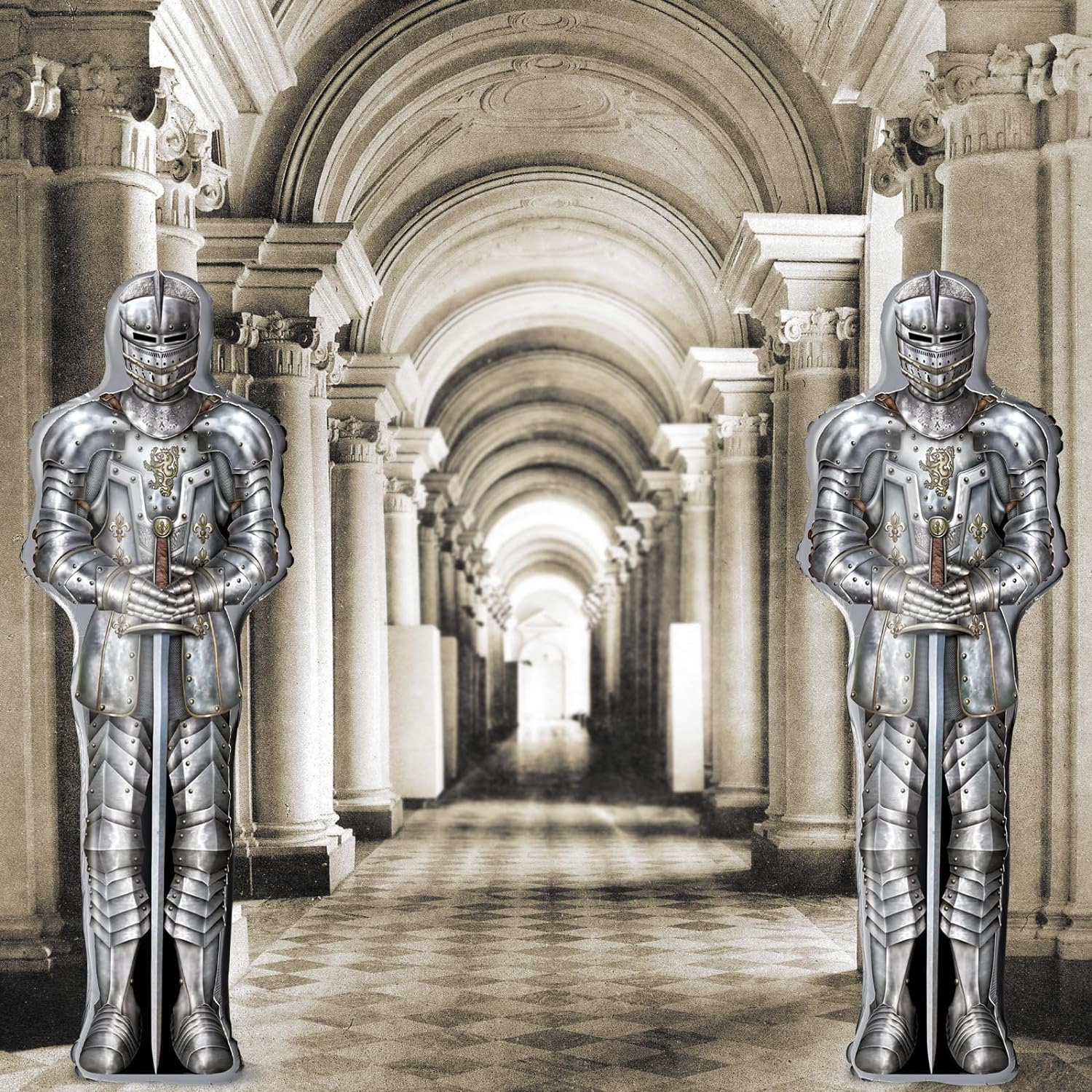 Medieval Knight Party Balloons Castle Themed Foil Decorations Supplies