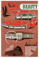 🚗✨ Vintage Nash Car Parts Poster - 24x36” - Retro Mid-century Advertisement 🌟
