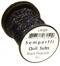 SemperFli Fly Tying Quills Sub Synthetic Body Material UV Fishing Accessory