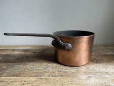 Antique Duparquet Copper Pan DH&M Co 43 & 45 Wooster – 23.5cm – 3.5mm!